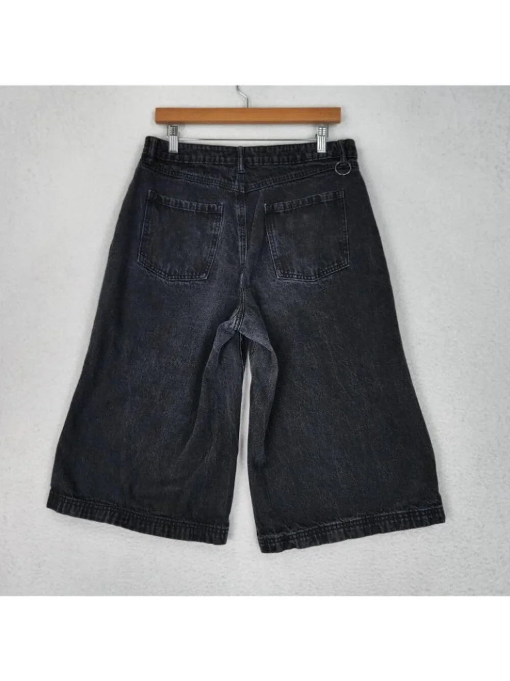 Kuromi By Sanrio Shorts Juniors 9 Black Hello Kitty Hot Topic Long Jean Denim